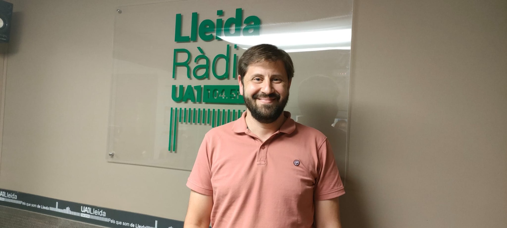 Marc Torres als estudis d'UA1 Lleida Ràdio / @Ua1FM