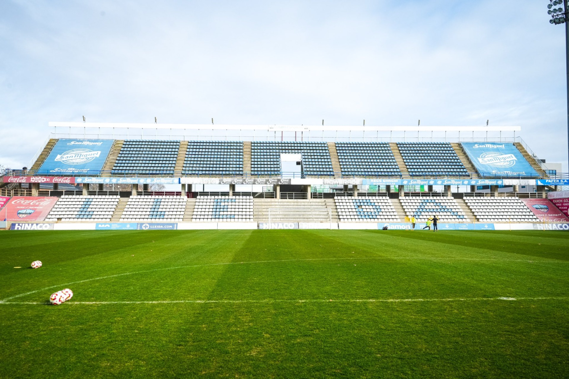 El gol nord del Camp d'Esports / Foto: Lleida CF